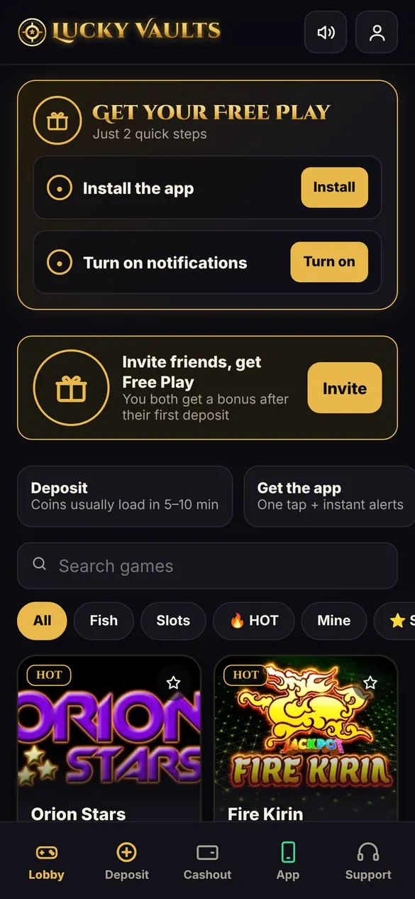 Tap Deposit